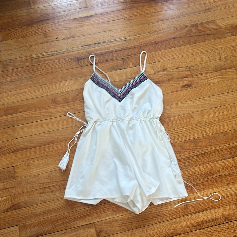Blue Rain Francesca’s Tassel Detail Romper